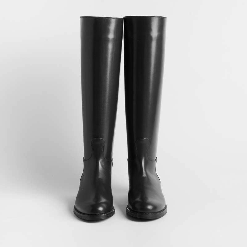 MARETTO - Stivale alla cavallerizza con Zip - 9632 - Nero Scarpe Donna Maretto
