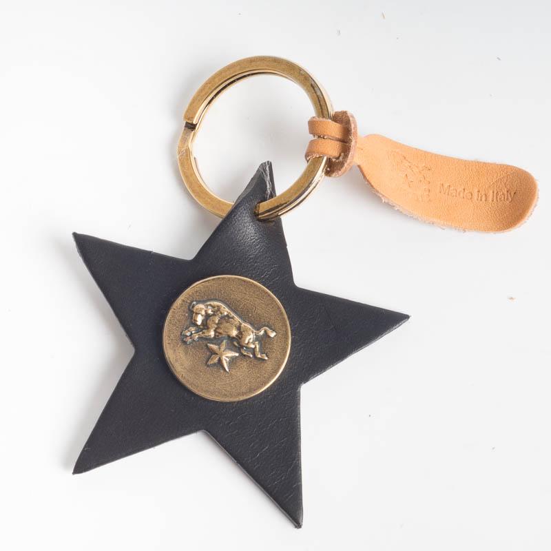 IL BISONTE - C1162 - Portachiavi Stella - vari colori Accessori Donna Il Bisonte nero