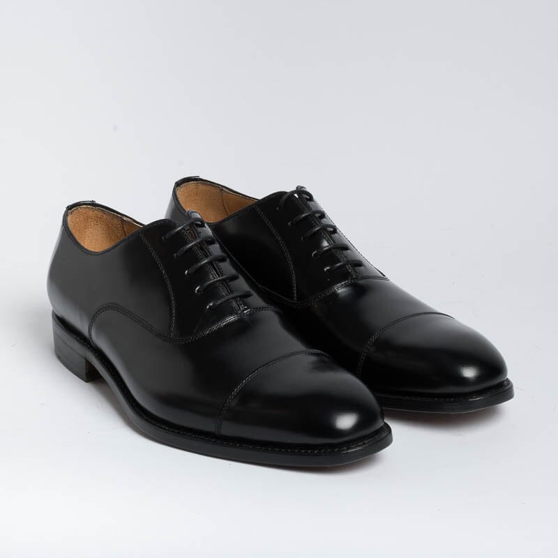 BERWICK 1707 - Oxford - 5217- Antik Black Shoes Man Berwick 1707