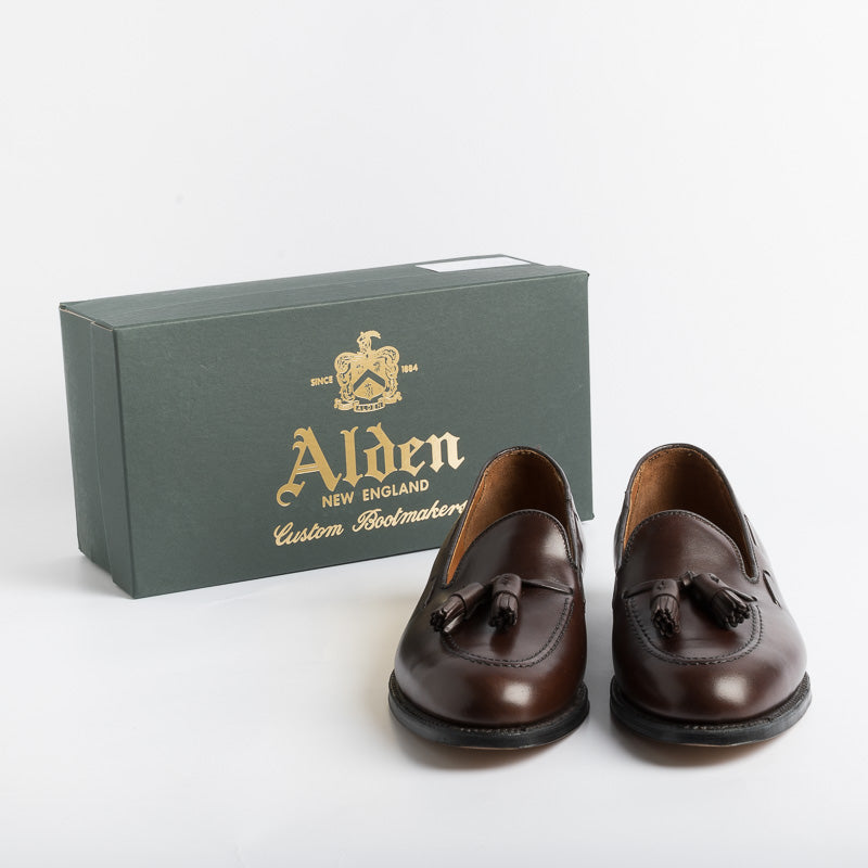 ALDEN - 561 - Mocassino Tassel/nappine - Pelle Marrone Scarpe Uomo Alden