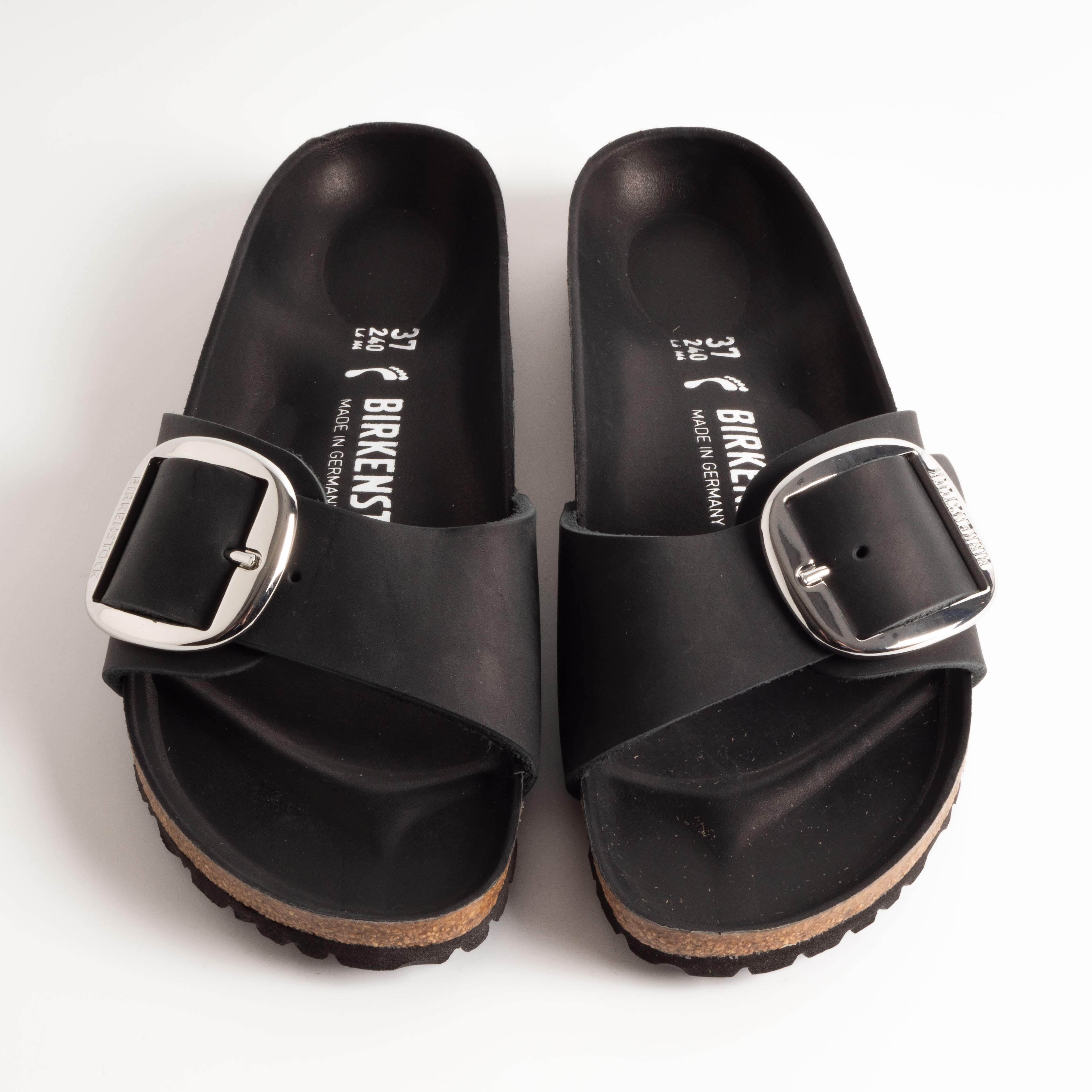 BIRKENSTOCK - 1006523 Madrid Big Buckle - Nero Scarpe Donna BIRKENSTOCK