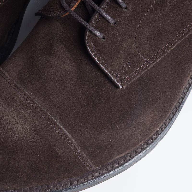 ALDEN - M0501Y - Derby Modified (Ergonomica)- Camoscio Testa Di Moro - Chiama per acquistare Scarpe Uomo Alden