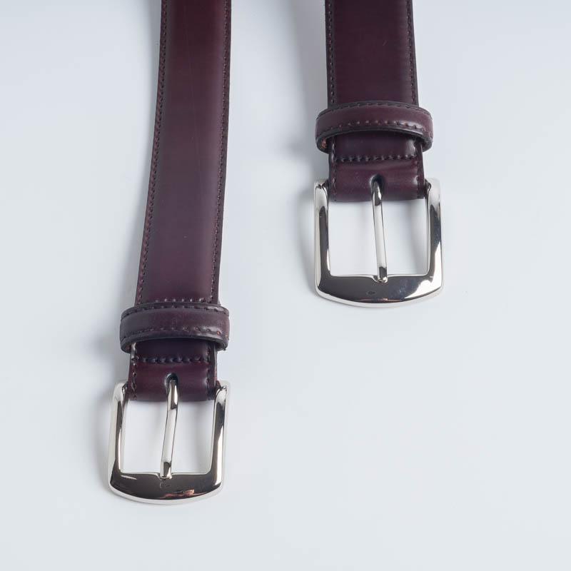 ALDEN - Cintura 5918 - Burgundy Accessori Uomo Alden
