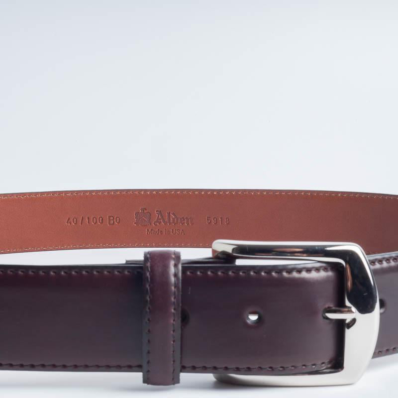ALDEN - Cintura 5918 - Burgundy Accessori Uomo Alden