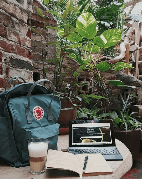 FJÄLLRÄVEN Kånken 664 Frost Green Zaino Fjallraven
