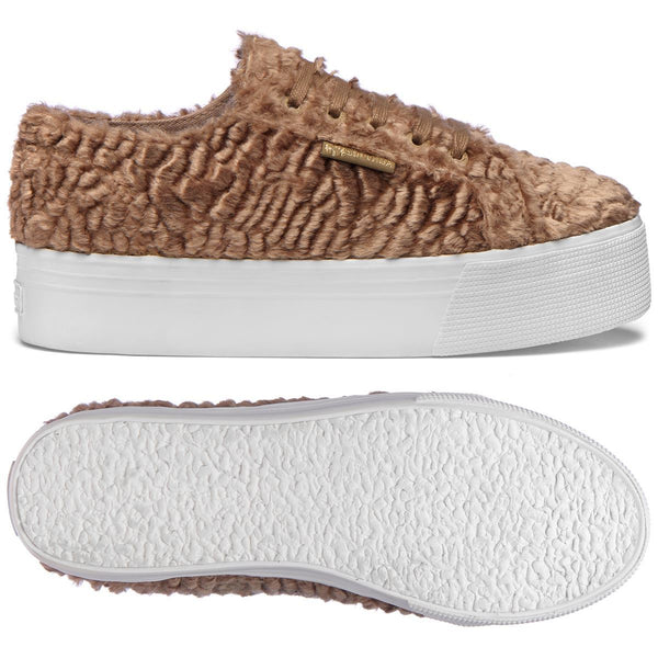 SUPERGA - Sneaker astrakan - 2790 S00GVH0 - Taupe Scarpe Donna SUPERGA