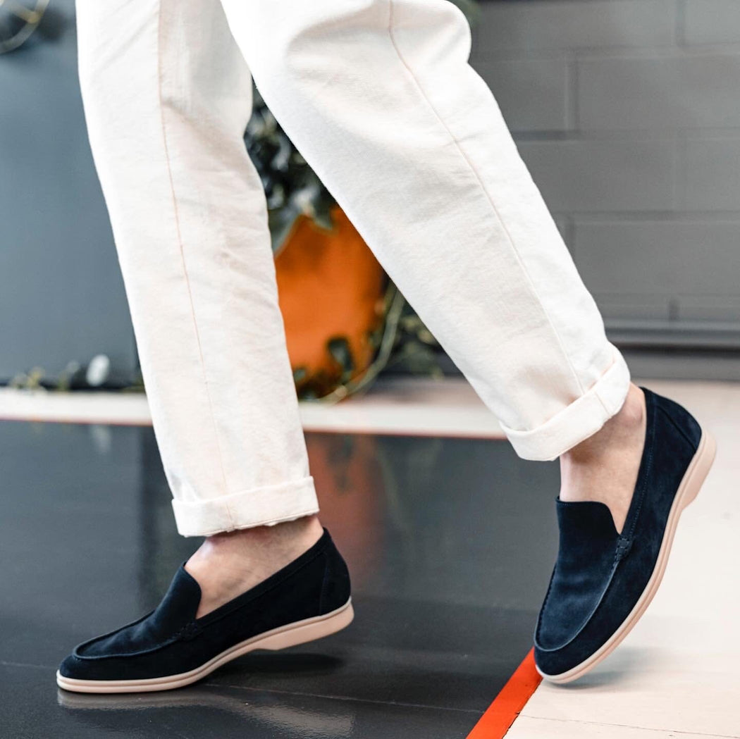 BERWICK 1707 - 5365 - Mocassino - Blu Scarpe Uomo Berwick 1707