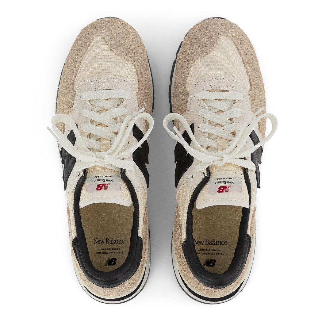 NEW BALANCE - Limited Edition Teddy Santis 990AD1 - Beige Black Men's Shoes NEW BALANCE - Men's Collection