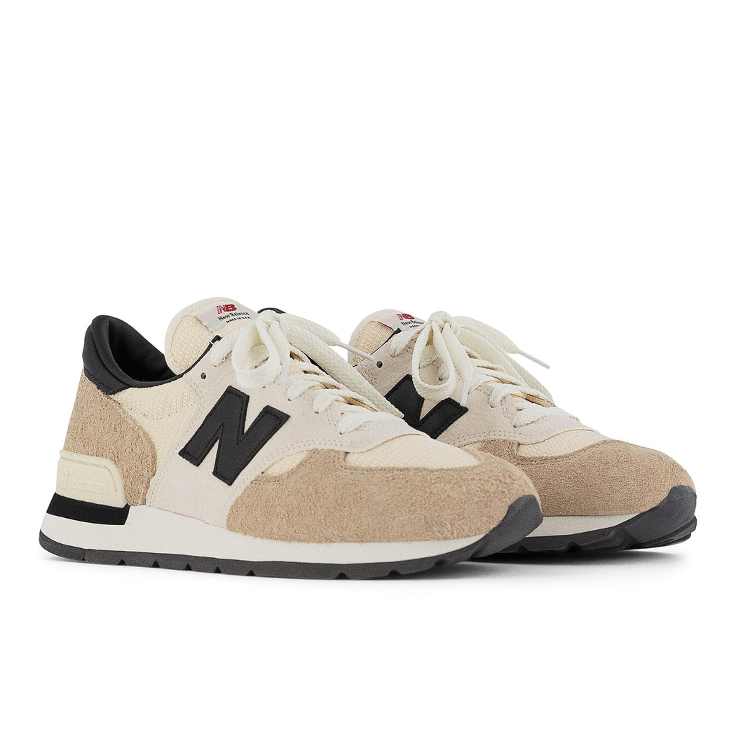 NEW BALANCE - Limited Edition Teddy Santis 990AD1 - Beige Black Men's Shoes NEW BALANCE - Men's Collection