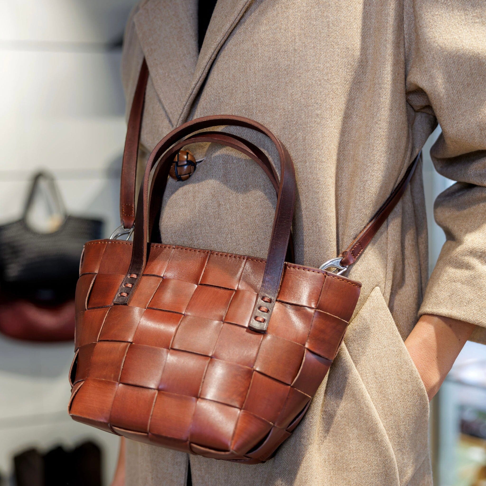 DRAGON DIFFUSION - Borsa a tracolla - 8105 - Japan Mini Bruciata DRAGON 