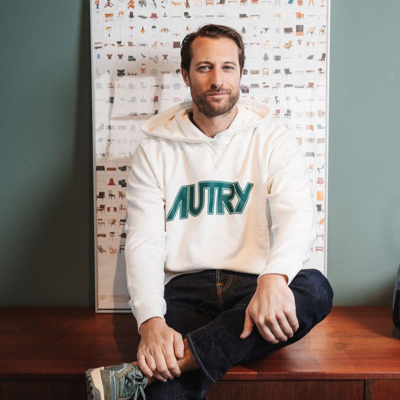AUTRY - HOPM 508W - Autry Hoodie - Bianco AUTRY - Collezione uomo 