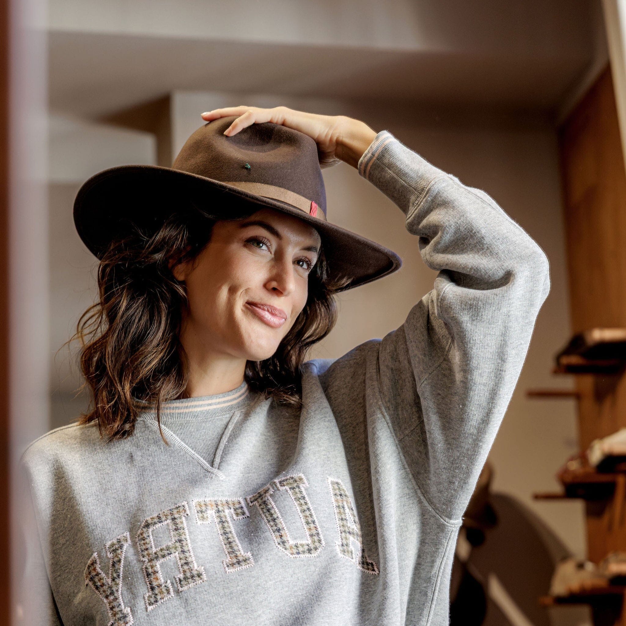 SUPERDUPER HATS - Wandermate - Cachemire Chocolate Accessori Donna SUPER DUPER HATS 