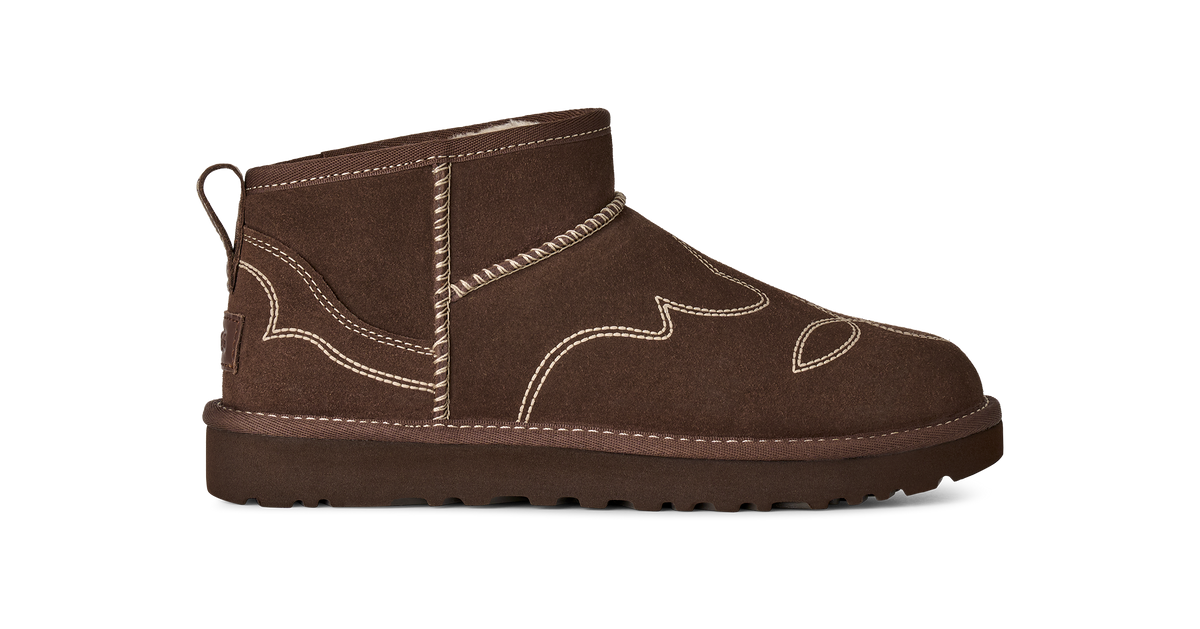 UGG - W Ultra Mini  - 1180628-bcdr  - Western Burn Ceddar