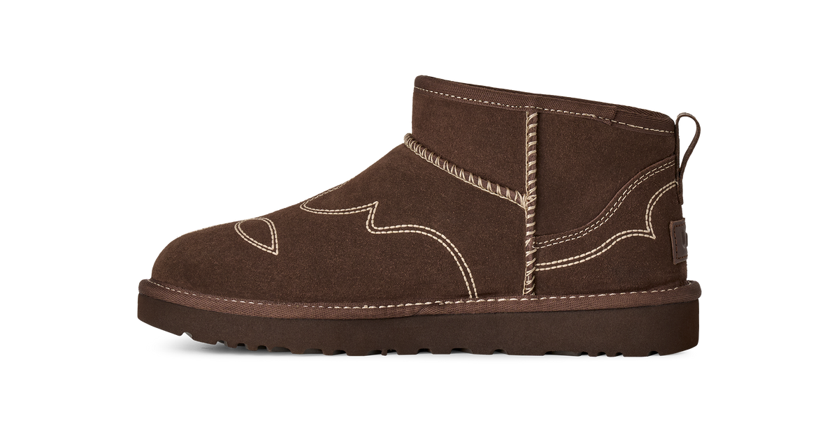 UGG - W Ultra Mini  - 1180628-bcdr  - Western Burn Ceddar