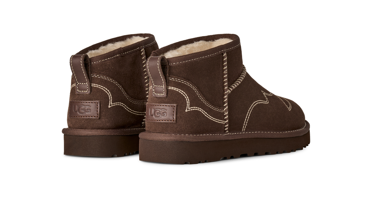 UGG - W Ultra Mini  - 1180628-bcdr  - Western Burn Ceddar