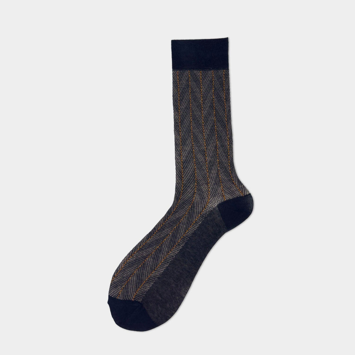 ALTO MILANO - Calzino Lungo - TUONO - Blu 004
