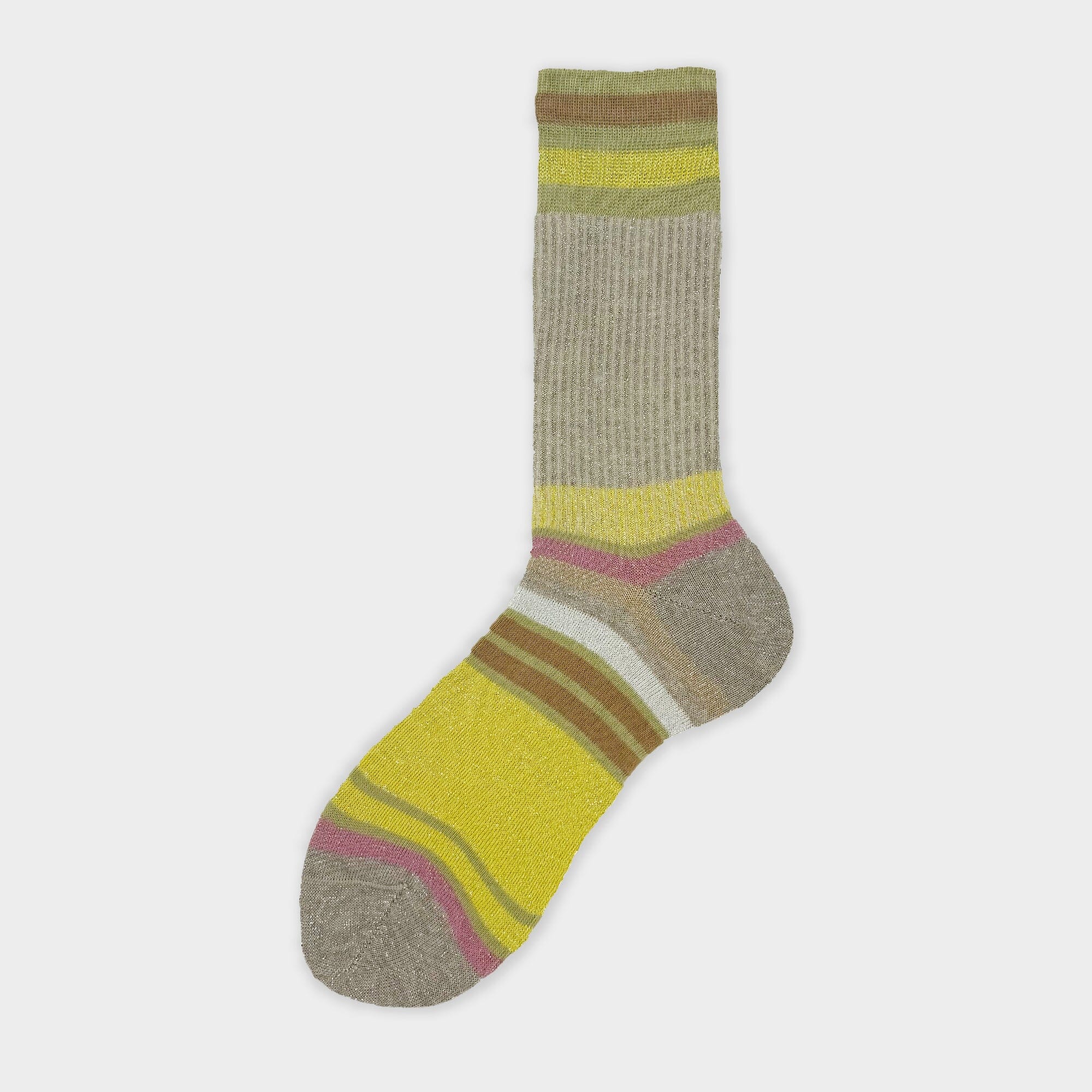 ALTO MILANO - Calzino - 26PEAM1020DC_112- Giallo Beige Accessori Donna ALTO MILANO - Collezione Donna 