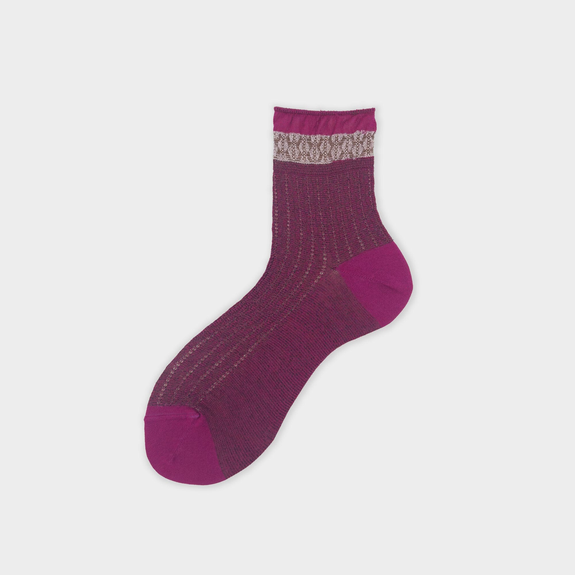 ALTO MILANO - Calzino corto - 26PEAM2120DC_154- Porpora Accessori Donna ALTO MILANO - Collezione Donna 