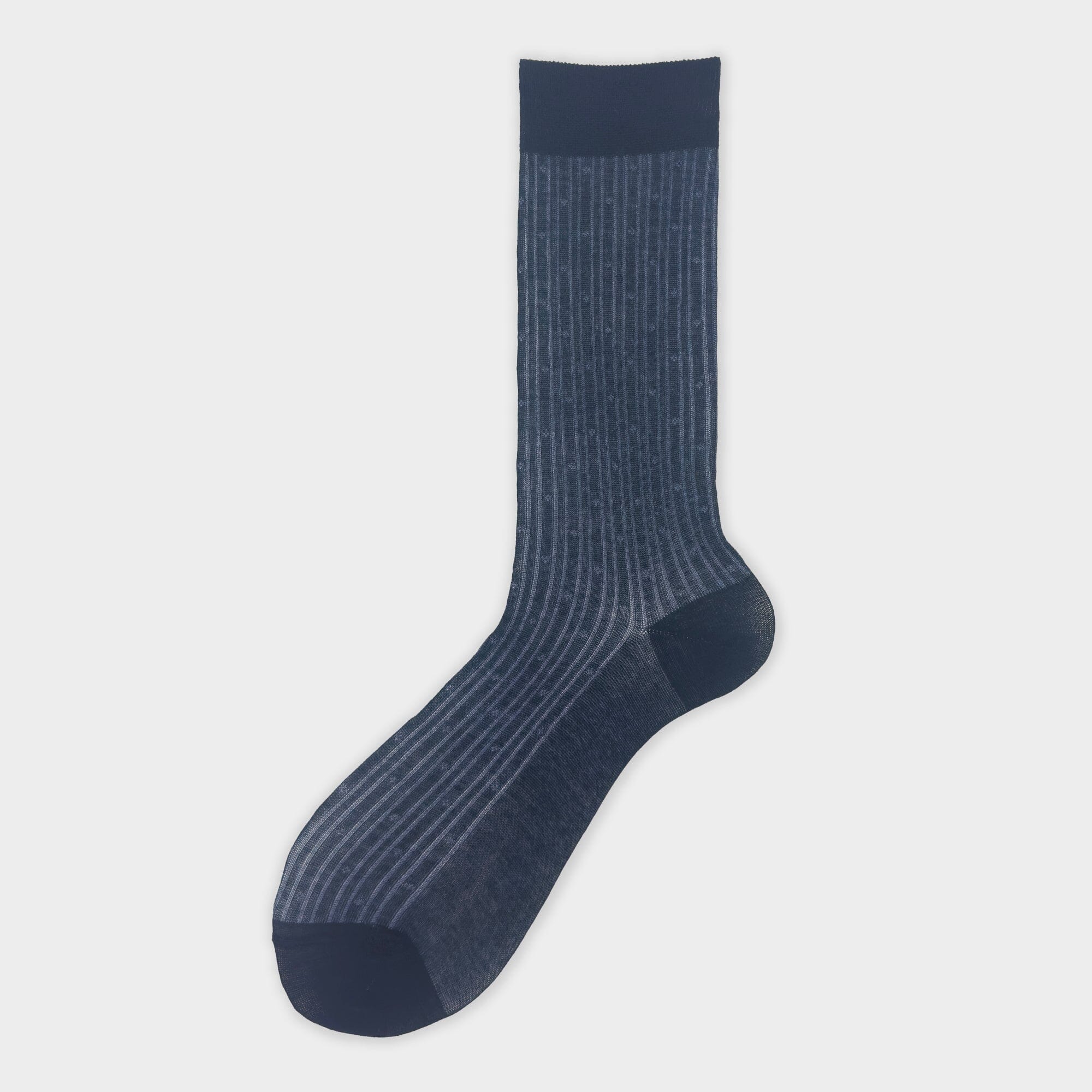 ALTO MILANO - Calzino corto -26PEAM2392UC_04- Blu Avio Accessori Uomo Alto Milano 