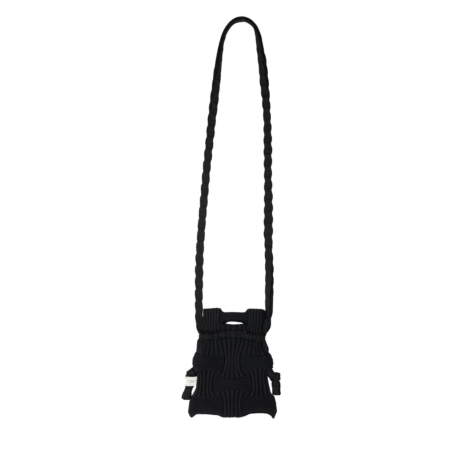 PLEATSMAMA - Borsa a Tracolla - MB05-BK1 MINI CROSS BOW - Black