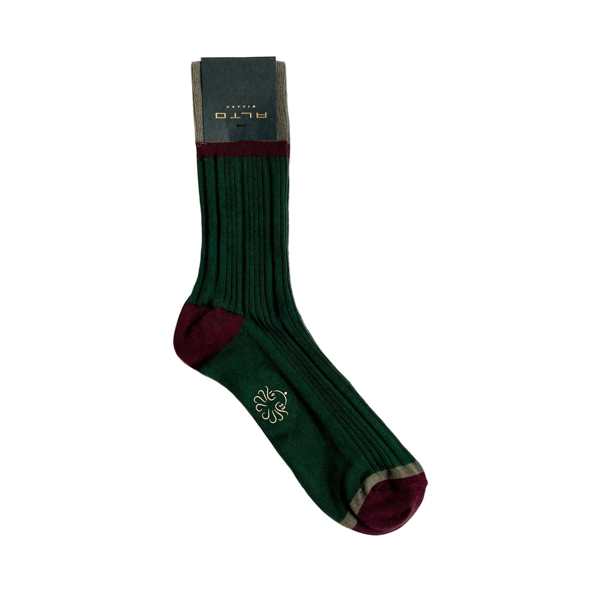 ALTO MILANO - Calzino Corto - MARIBEL - Verde