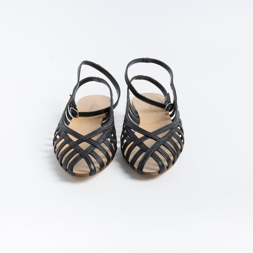 ANNA F. - Sandali 513 - Nappa Nero Scarpe Donna Anna F. 
