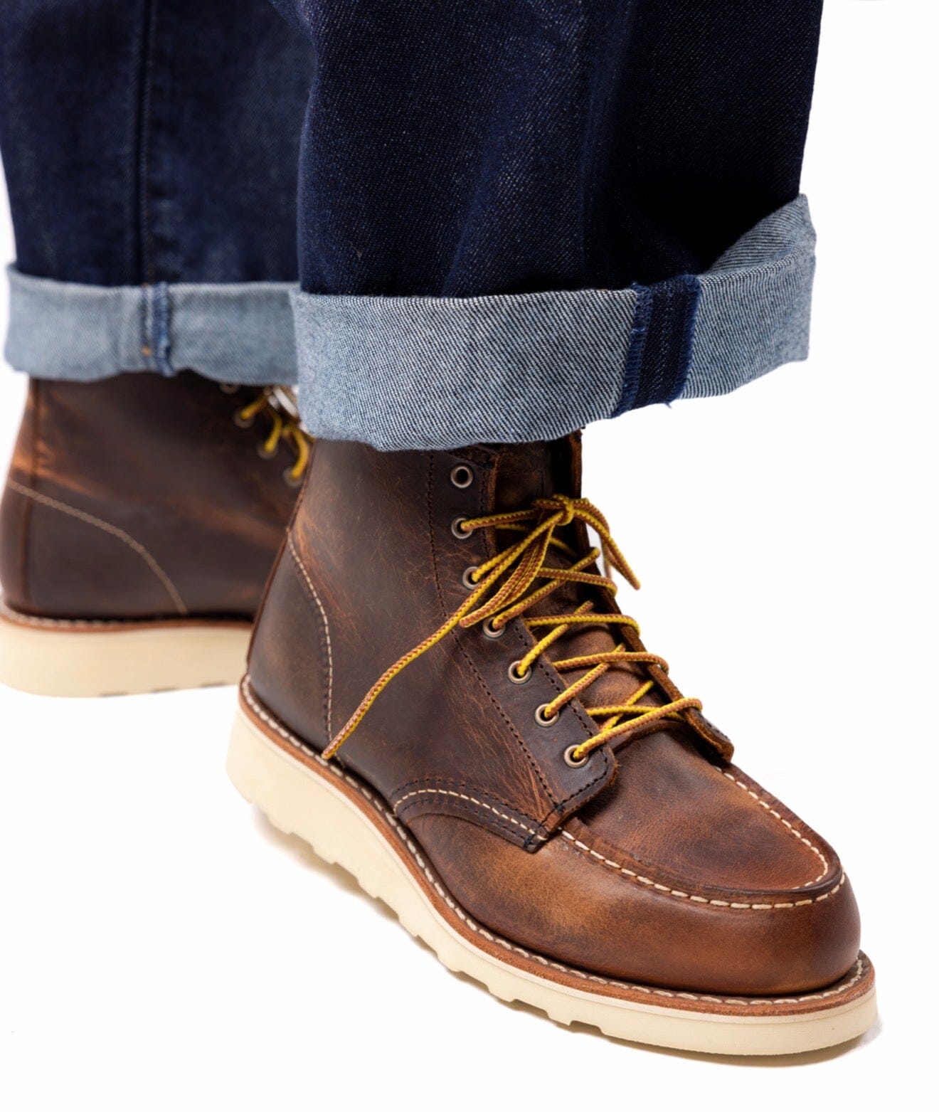 RED WING SHOES - Stivaletto 3498 - Porter Moc - Copper Rought & Tough Scarpe Donna Red Wing - Collezione Donna 
