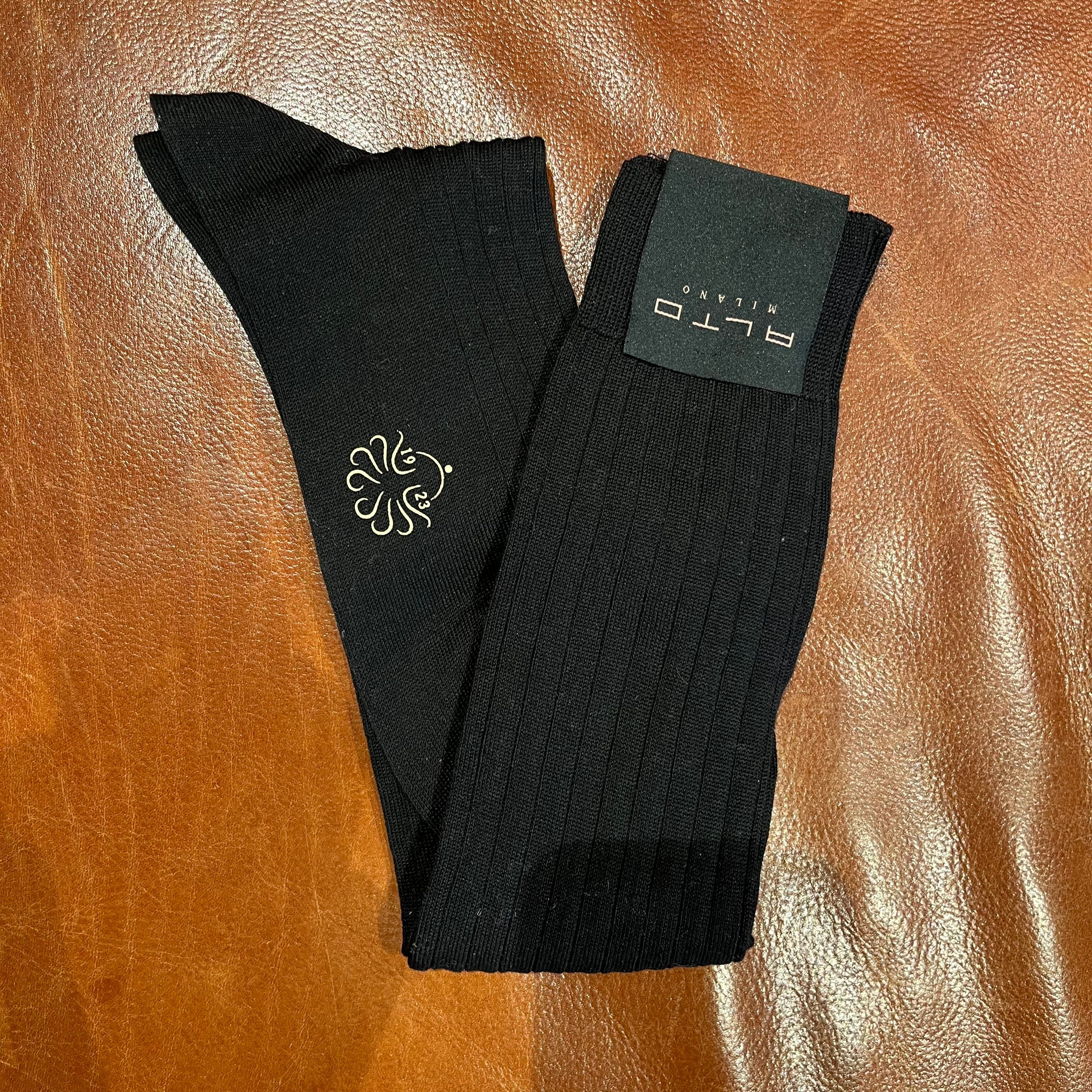 ALTO MILANO - Calzino lungo - 0211UL - Nero
