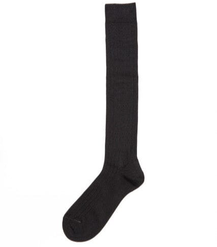 ALTO MILANO - Calzino lungo cotone filo scozia AM0211UL - col. 21 nero