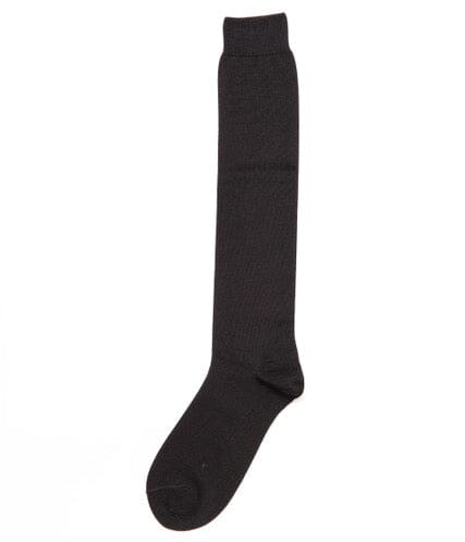 ALTO MILANO - Calzino lungo cotone filo scozia 0212UL - col. 21 nero