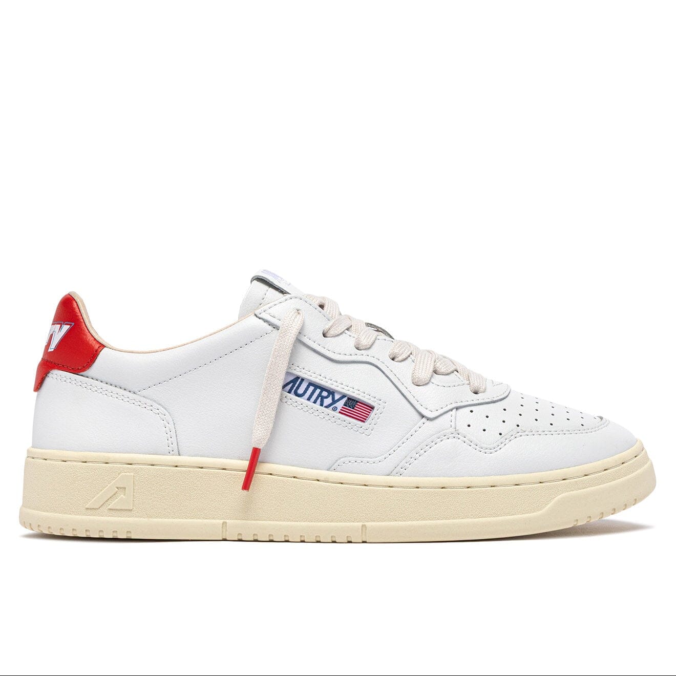 AUTRY - AULM TB03 - Sneakers MEDALIST - Bianco Rosso Scarpe Uomo AUTRY - Collezione uomo 