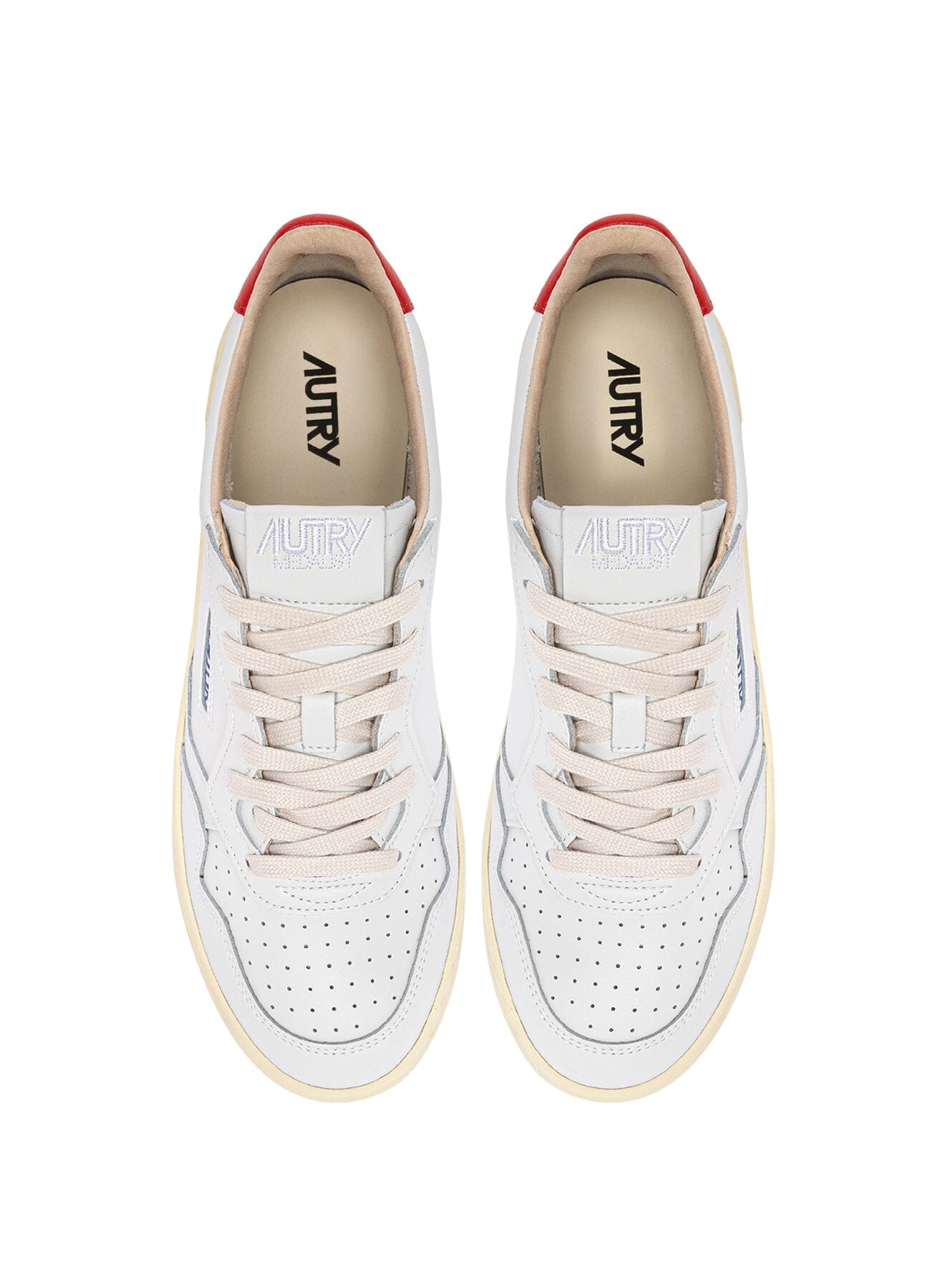 AUTRY - AULM TB03 - Sneakers MEDALIST - Bianco Rosso Scarpe Uomo AUTRY - Collezione uomo 