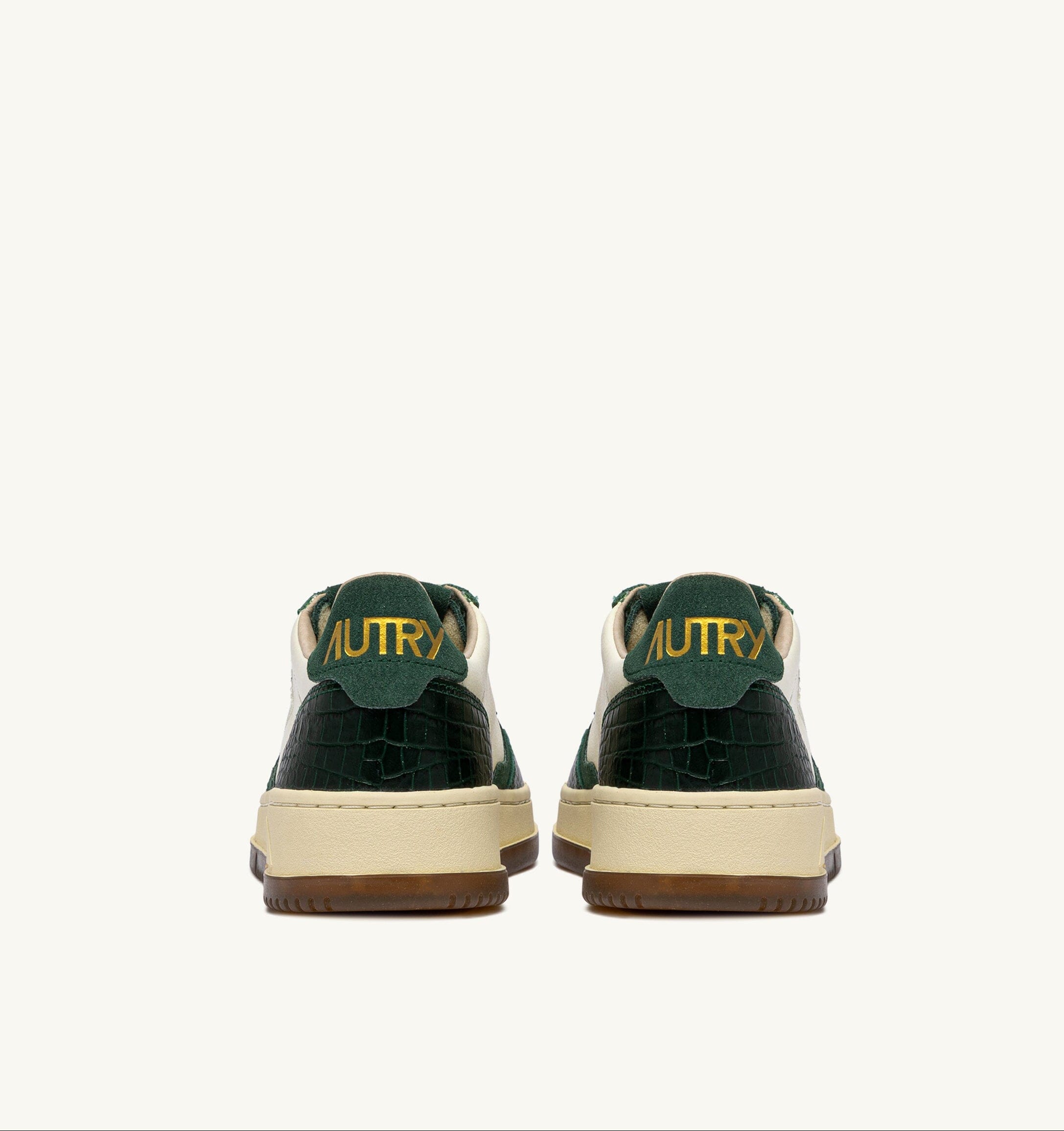 AUTRY - AULW CZ02 - Sneakers MEDALIST - Cocco Print Verde Scarpe Donna AUTRY - Collezione donna 