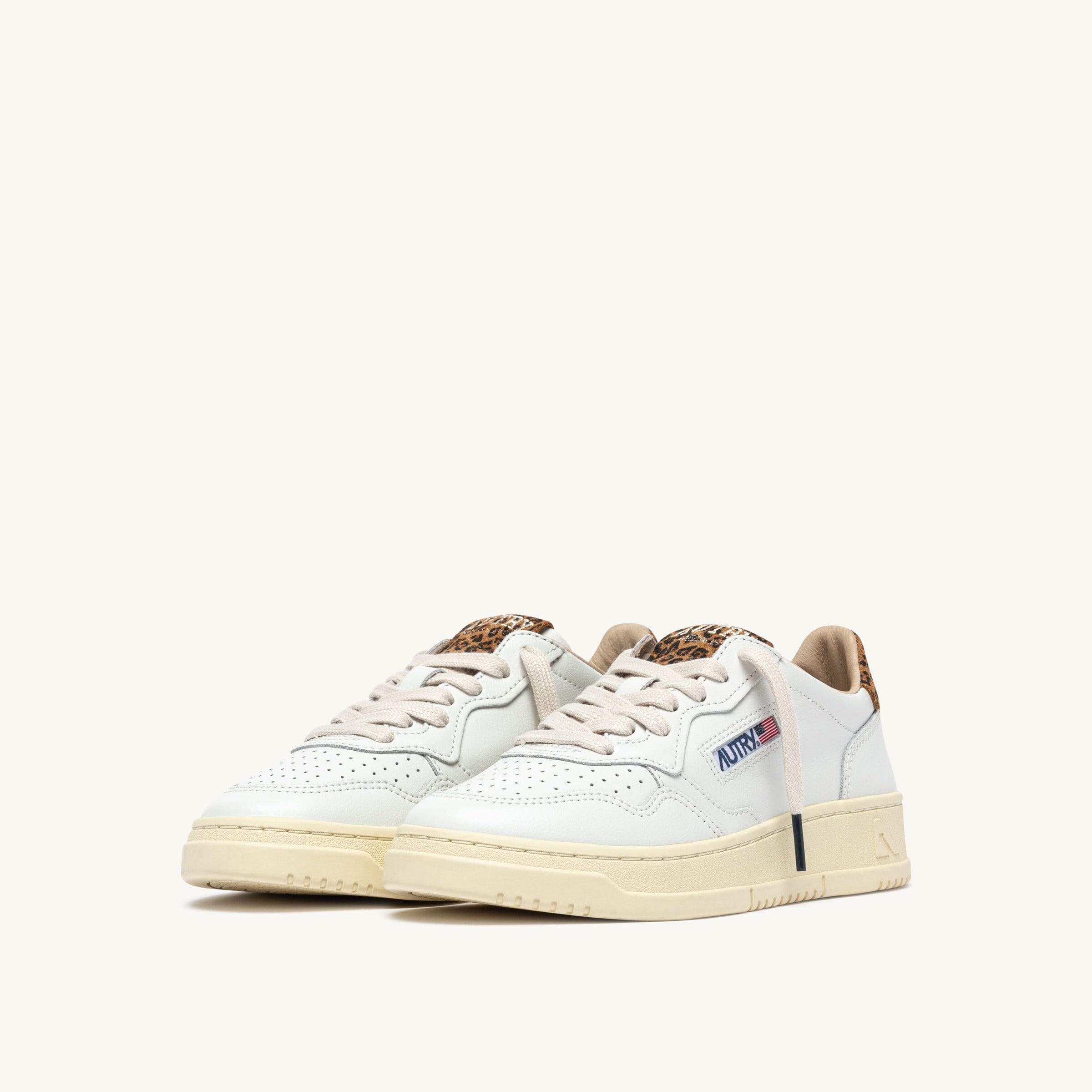 AUTRY - AULW HJ02 - Sneakers MEDALIST - Bianco Animalier Scarpe Donna AUTRY - Collezione donna 