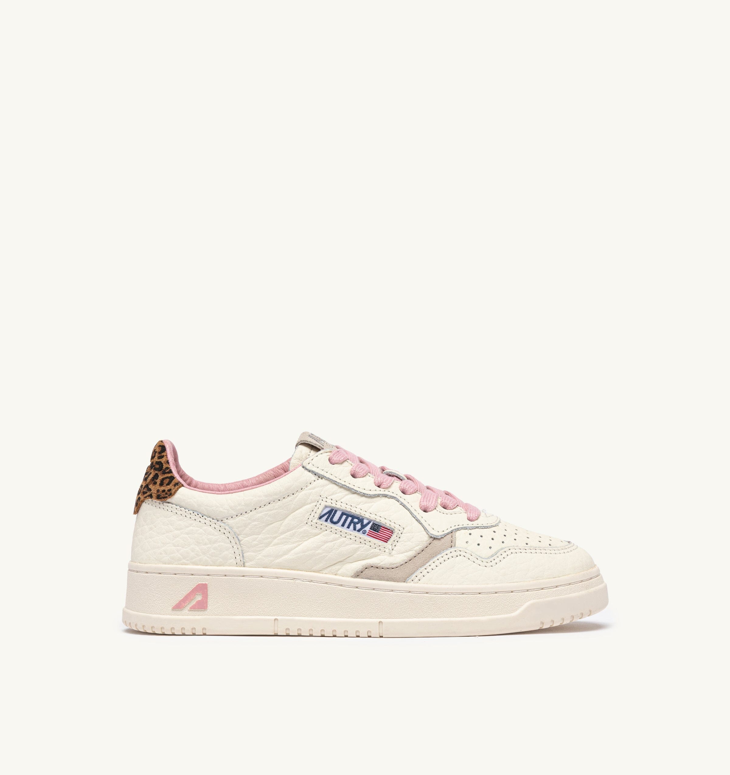 AUTRY - AULW NZ01 - Sneakers MEDALIST - Bianco Leoprint Scarpe Donna AUTRY - Collezione donna 