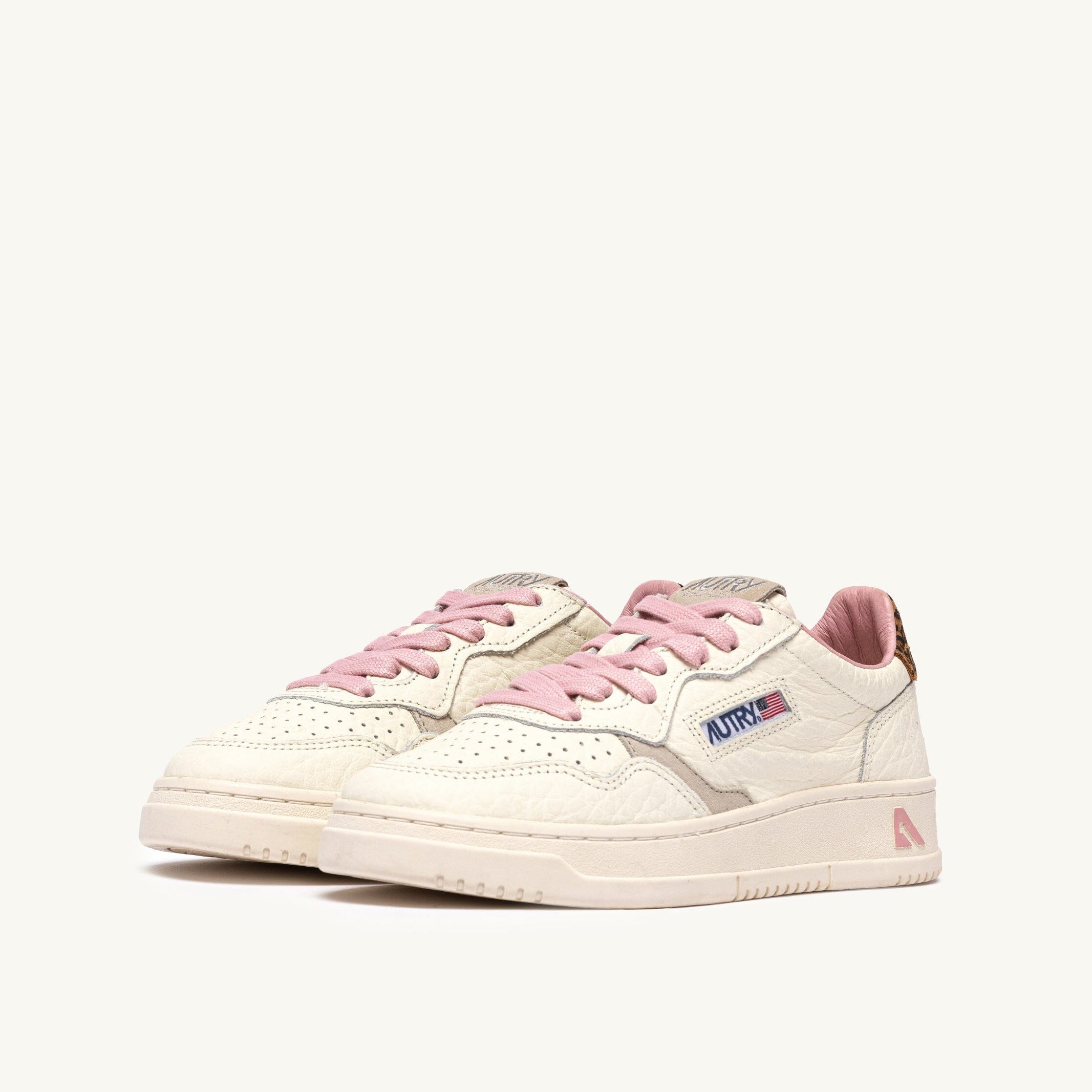 AUTRY - AULW NZ01 - Sneakers MEDALIST - Bianco Leoprint Scarpe Donna AUTRY - Collezione donna 
