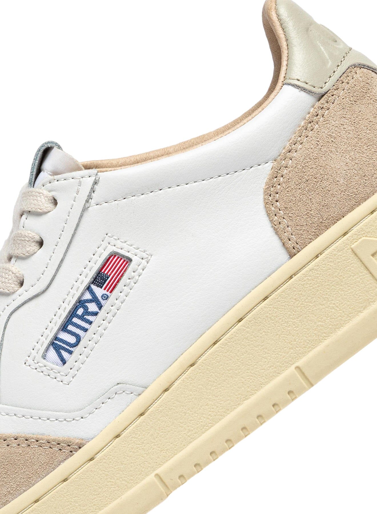 AUTRY - AULW LS14 - Sneakers MEDALIST - Bianco Tortora Scarpe Donna AUTRY - Collezione donna 