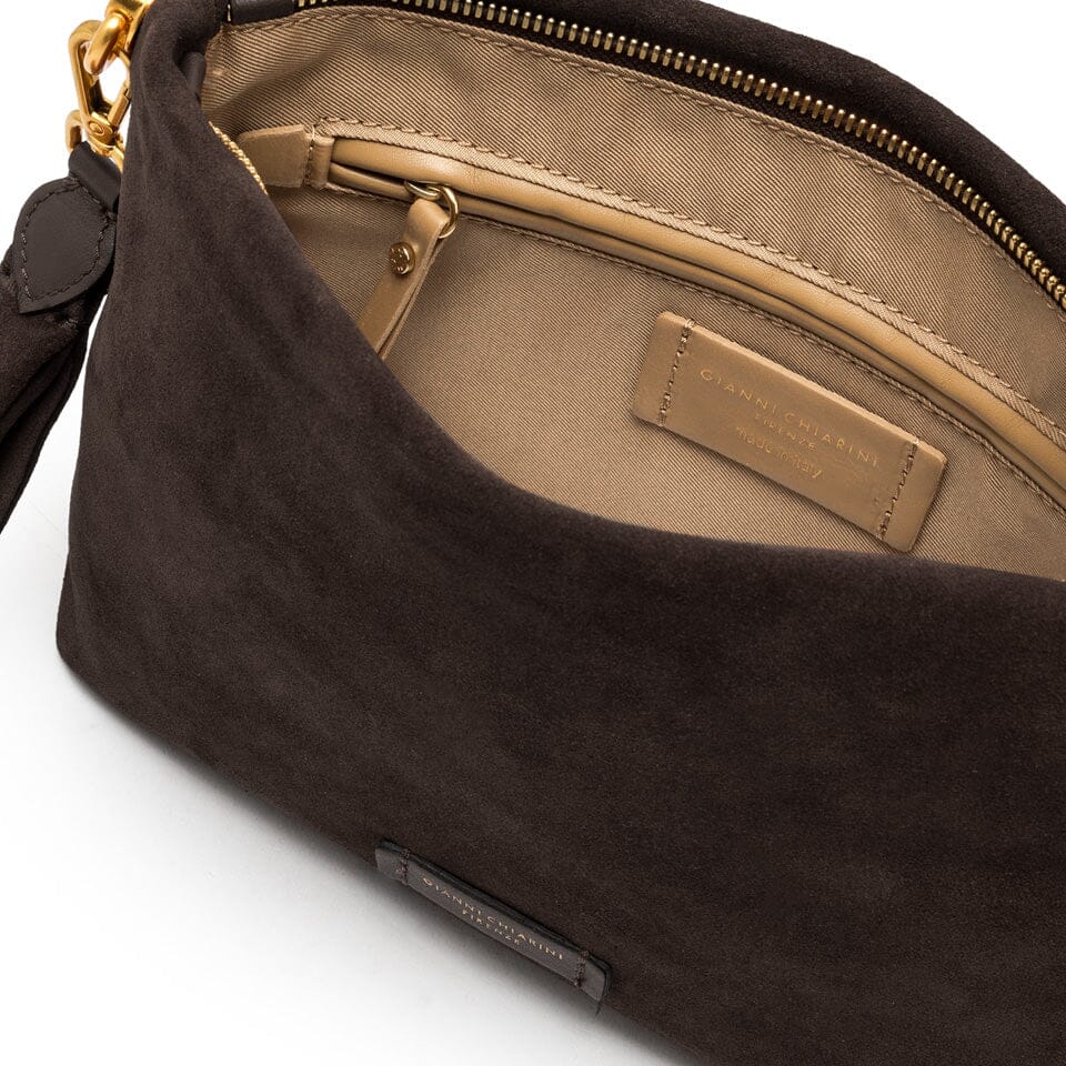 Gianni Chiarini - Pochette - BRENDA - BS 12045 - Moka Borse Gianni Chiarini 