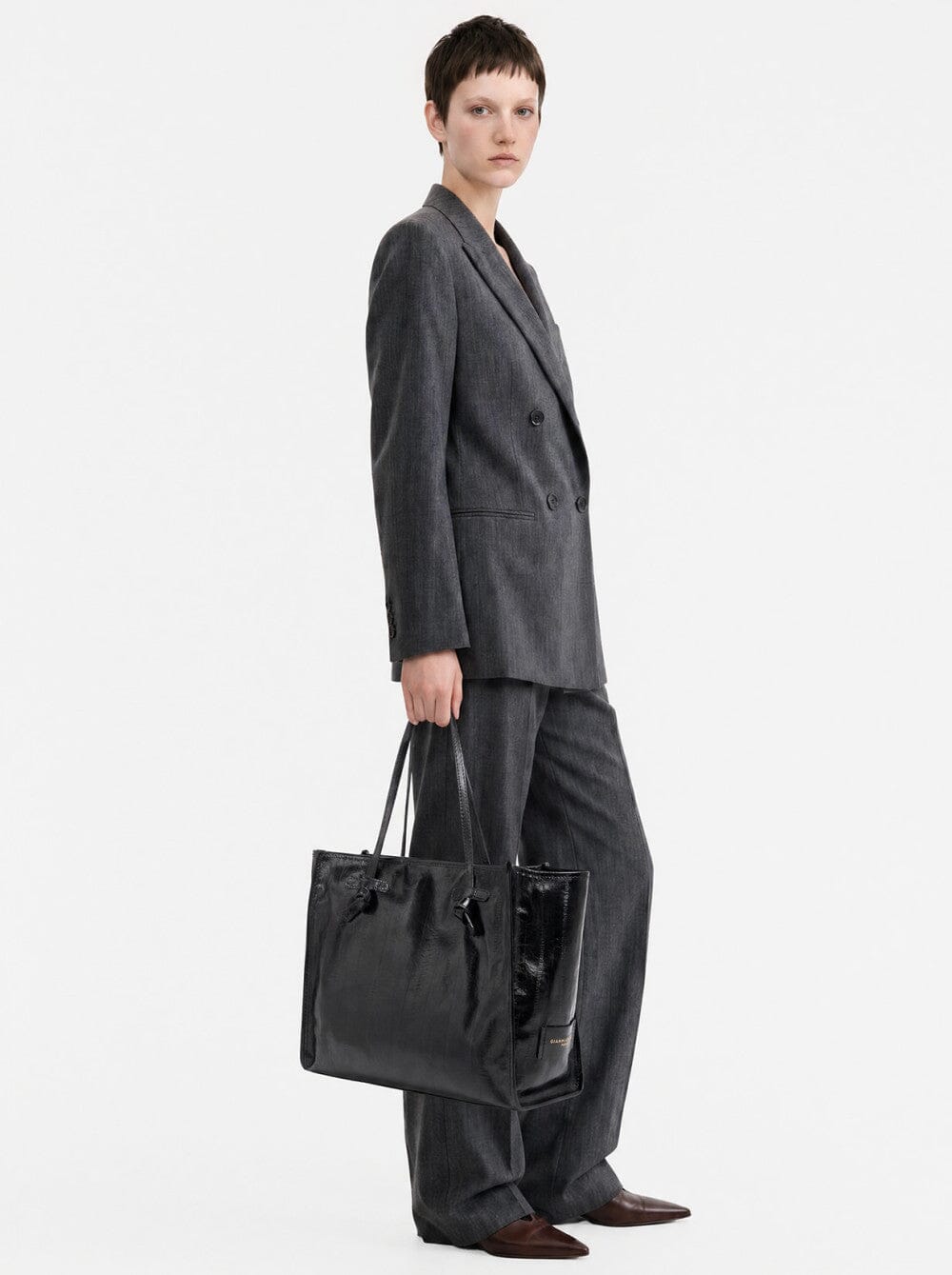 Gianni Chiarini - MARCELLA - BS 12120 - Pelle Nero Borse Gianni Chiarini 