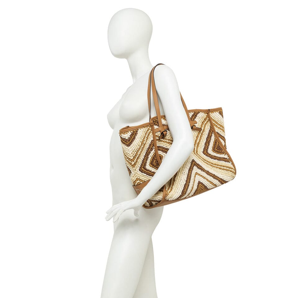 Gianni Chiarini - MARCELLA - BS 6850 - Paglia Nero Borse Gianni Chiarini 