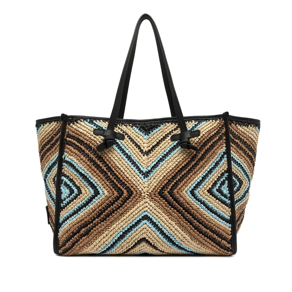 Gianni Chiarini - MARCELLA - BS 6850 - Paglia Nero Borse Gianni Chiarini 