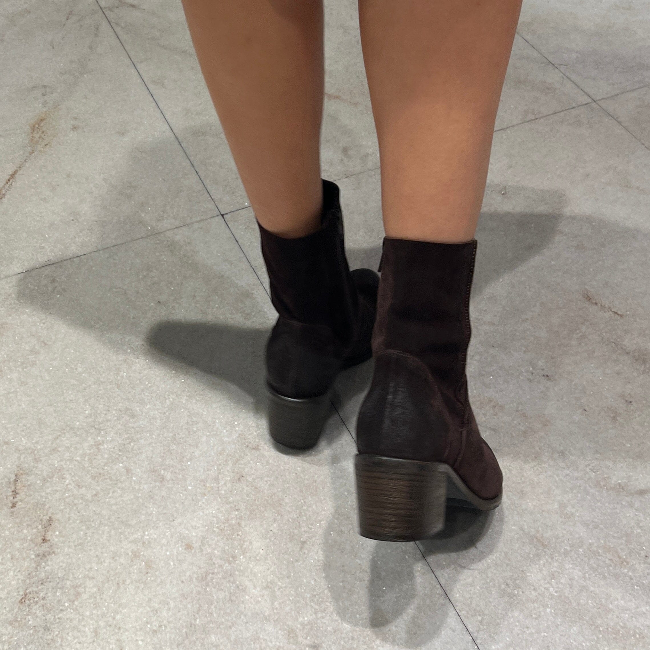 CAPPELLETTOSHOP - Stivaletto Texano 1951 - Sayo Caffè Scarpe Donna CAPPELLETTO 1948 