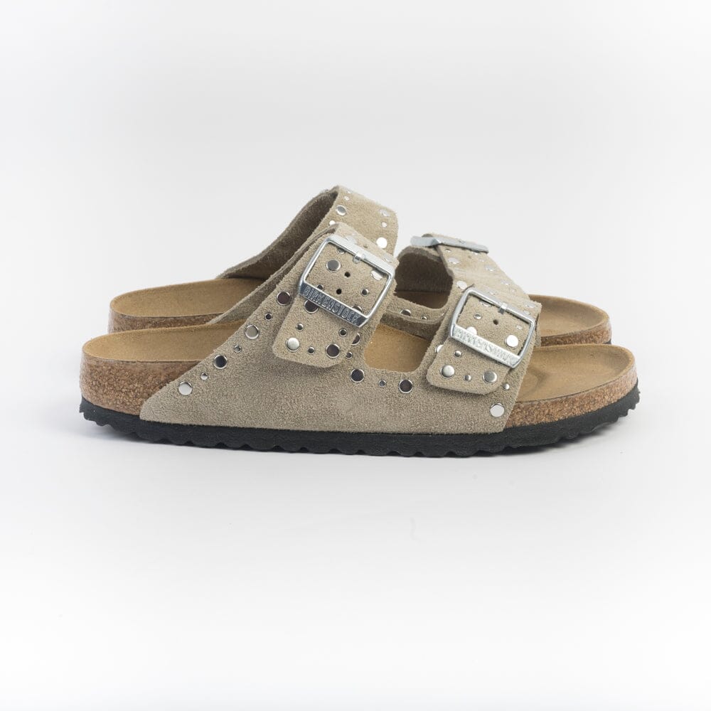BIRKENSTOCK - Sandali bassi 1029390 -Arizona BS - Rivetti Taupe Scarpe Donna BIRKENSTOCK 