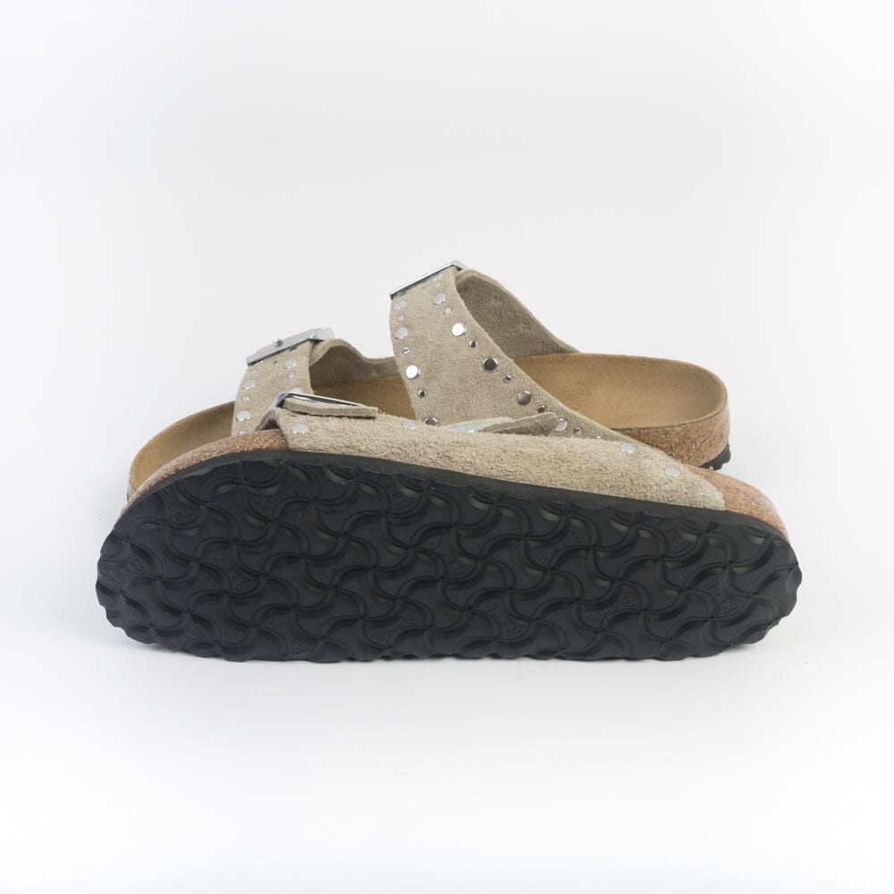 BIRKENSTOCK - Sandali bassi 1029390 -Arizona BS - Rivetti Taupe Scarpe Donna BIRKENSTOCK 
