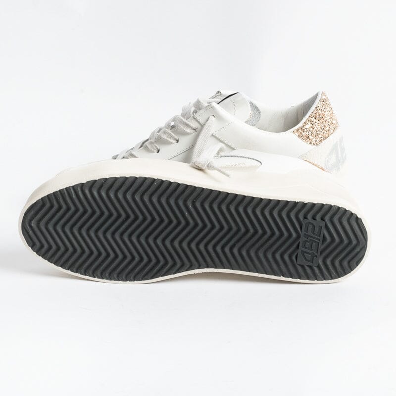 4B12 - Sneakers - Kyle D843 - Bianco Platino Scarpe Donna 4B12 