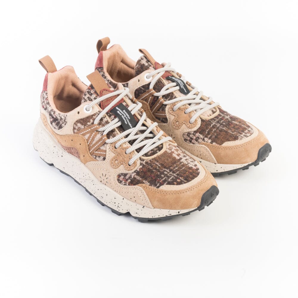FLOWER MOUNTAIN - Sneakers Yamano3 2E02 - Brown Cream Scarpe Donna FLOWER MOUNTAIN 