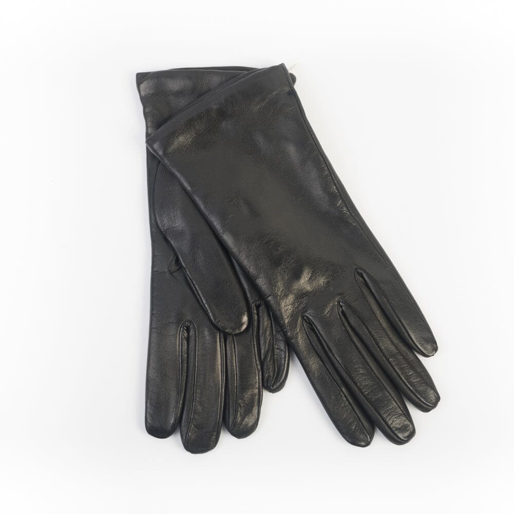 Cappellettoshop - Guanti pelle liscia - Nero Accessori Donna CappellettoShop 