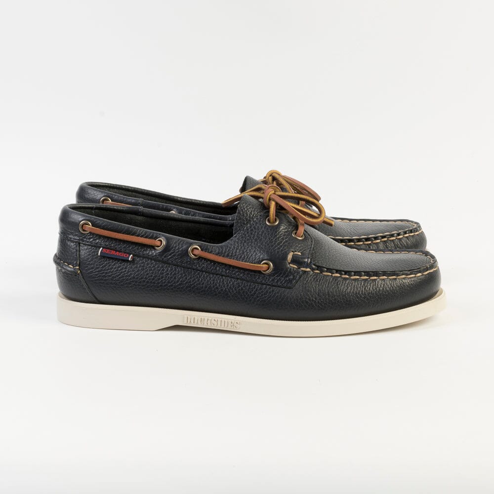 SEBAGO - Portland Premium - Scarpa da barca - 73118W - Blu Scarpe Uomo Sebago 