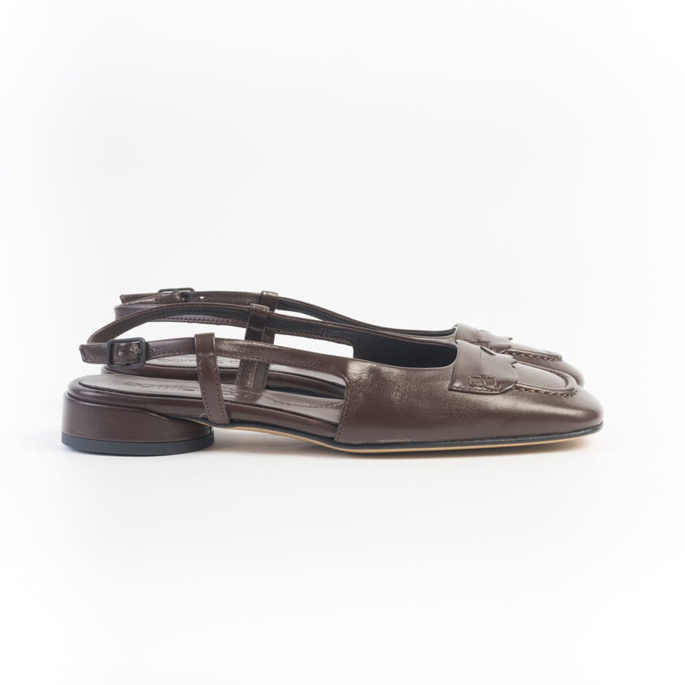 POMME D'OR - Sling Back 1293 - Espresso Scarpe Donna POMME D' OR 