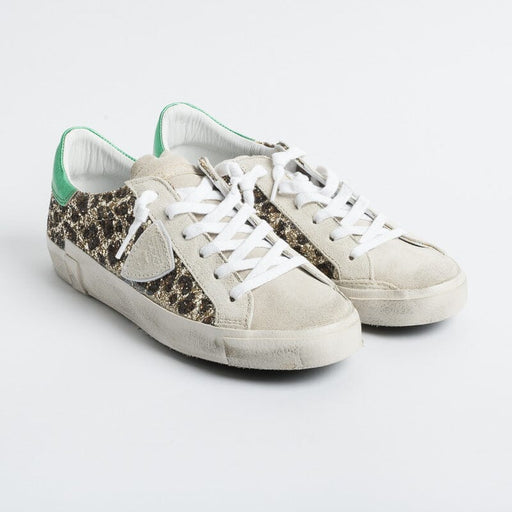 PHILIPPE MODEL - Sneakers PRLD GLM1 - ParisX - Leopard Glitter Philippe Model Paris Women's Shoes